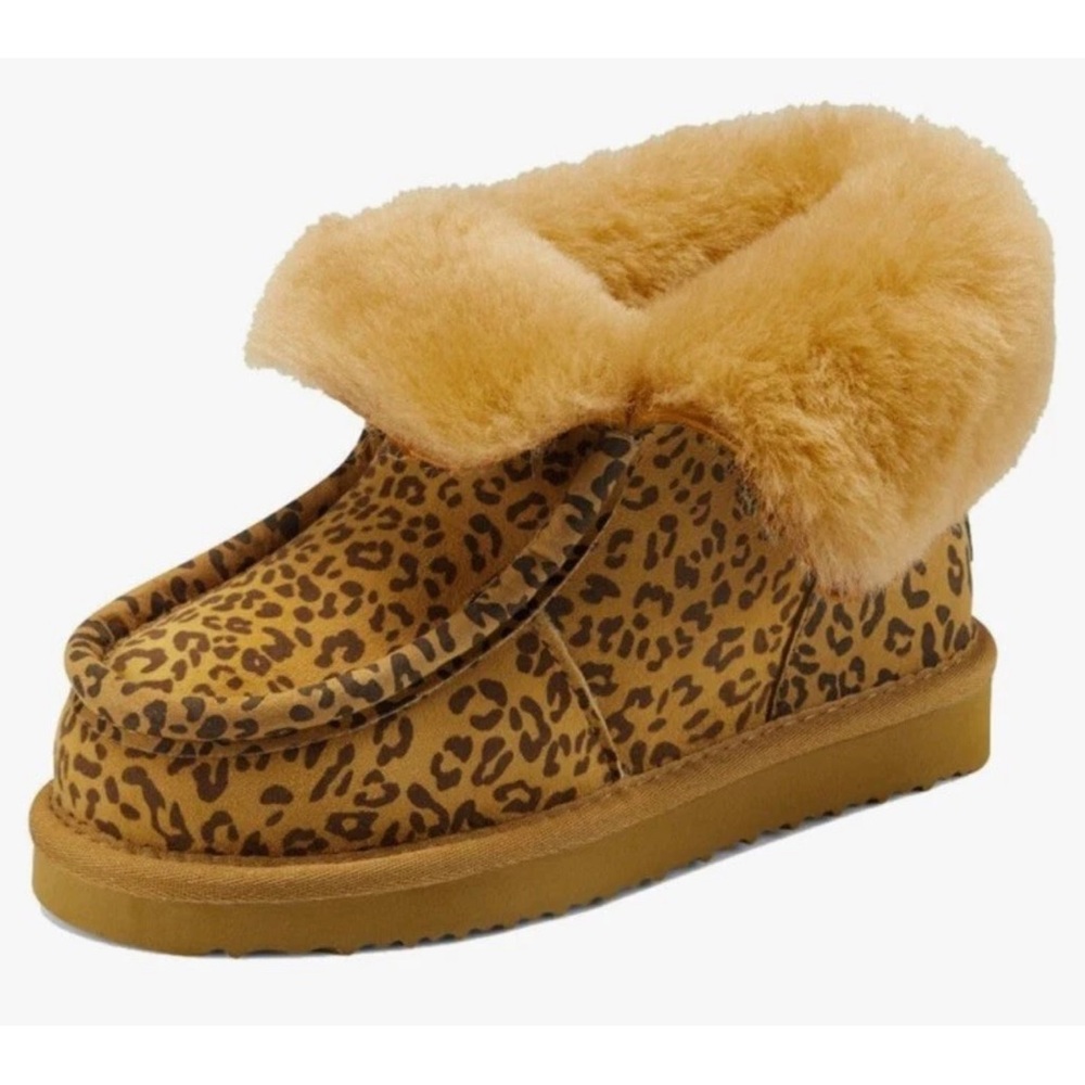 New - Aerosoles Girl's Mini Alaksa Toasty Boot in Leopard
